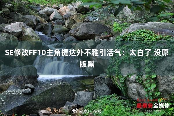 SE修改FF10主角提达外不雅引活气：太白了 没原版黑