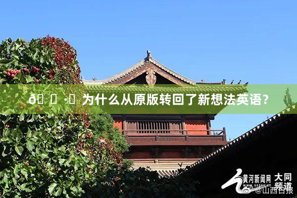 🏷️为什么从原版转回了新想法英语？